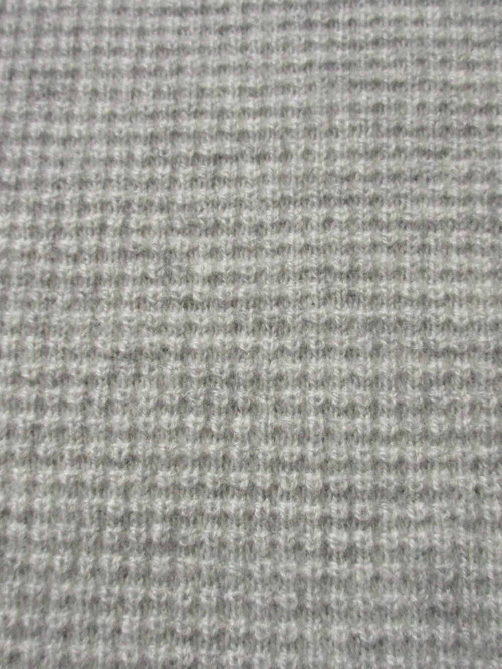 NWT J.Crew Men's Short-sleeve Cashmere Waffle Sweater-polo in Heather Gray L - Picture 5 of 7
